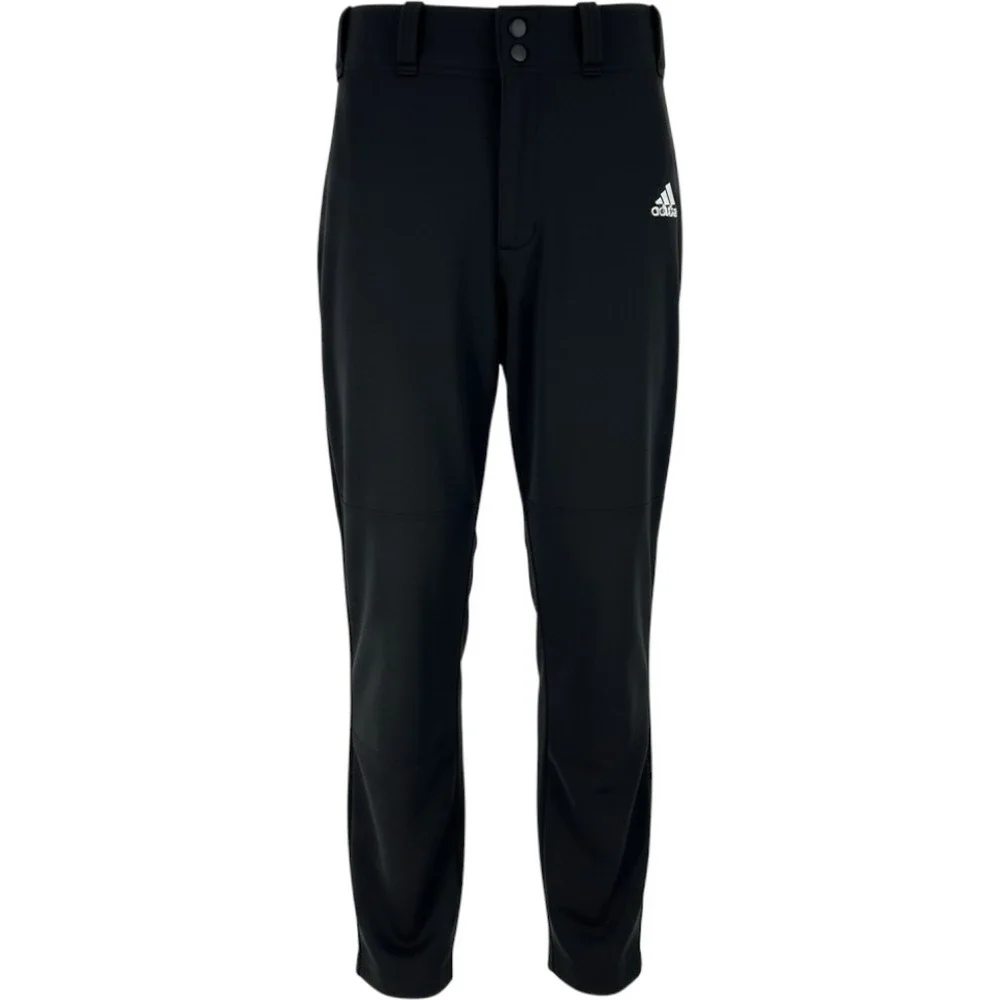 Adidas Climalite Baseball Pants Mens S Black Reinforced Knee Athletic Trouser